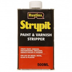 Rustins Strypit Paint Varnish Stripper Remover STNF500 500ml 