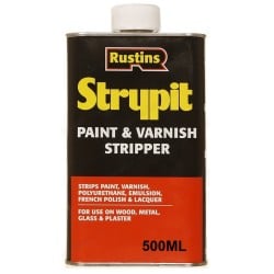 Rustins Strypit Paint Varnish Stripper Remover STNF500 500ml 