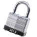 Scan Laminated Steel Padlock 40mm x 66mm Twin Pack SCAPLLAM40KA