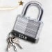 Scan Laminated Steel Padlock 40mm x 66mm Twin Pack SCAPLLAM40KA