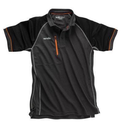 Scruffs Trade Active Work or Leisure Polo Shirt Graphite