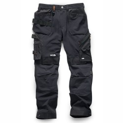 Scruffs Pro Flex Plus Holster Work Trouser Black - Regular