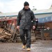 Scruffs Waterproof Rainsuit Black XL Extra Large Rain Suit T54560