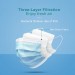 Celebrat 3 Ply Disposable Protective Face Mask Bacterial Filtration 95% 10pk