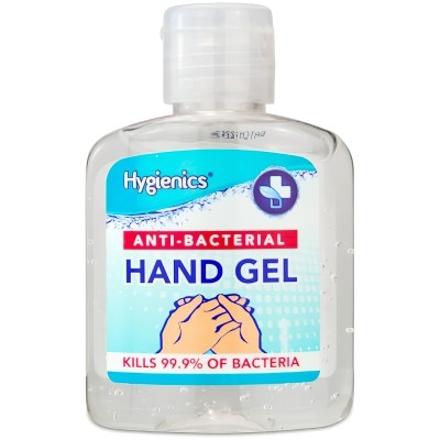 Hygienics Anti-Bacterial Hand Sanitiser Gel 50ml Pocket Size HY1005