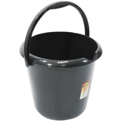 TML Quality Graphite Grey Household Bucket 13 Litre THW22-G