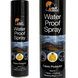 Out and About Water Proof Proofing Fabric Protector Spray FM019