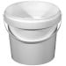Plastic Paint Kettle Bucket 3 Litre Container inc Lid 