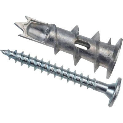 Plasterboard Wall Plugs Self Drilling DryWall Fixings Anchor 50 Pack