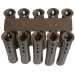 Standard Brown Wall Plug Fixings Pack of 100 