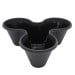 Strawberry and Flower Stackable Planter Plant Pots Black THW87-B