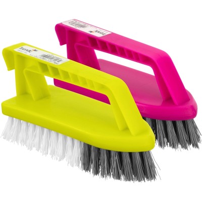Trendy Easy Grip Nylon Scrubbing Brush NSST675 - Twin pack