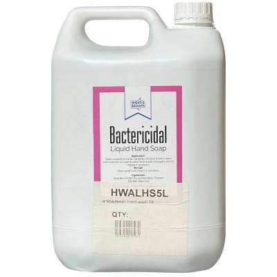Wash and Bloom Antibacterial Bactericidal Hand Soap Hand Wash 5 Litre