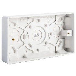 Selectric 2 Gang Surface Pattress Double Back Box LG8288-25