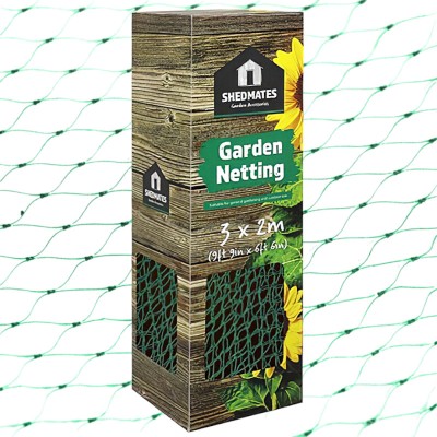 Shedmates Garden Plant Netting Green 3m x 2m GSNETT2