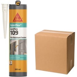 Sika Everbuild Hybriflex AntiPick 109 Sealant 300ml Grey or White Box of 25 Sika Everbuild Hybriflex AntiPick 109 Sealant 300ml Grey or White Box of 25