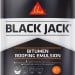Sika Everbuild 906 Black Jack Bitumen Roofing Emulsion Coating 5 Litre - 90605
