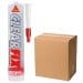 Sika Everbuild Clear Fix Adhesive Sealant Crystal Clear 847141 Box of 12