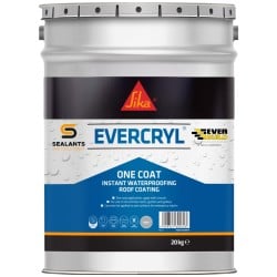 Sika Everbuild Evercryl Fibre Reinforced Roof Repair Compound 20KG - Grey 851548 Sika Everbuild Evercryl Fibre Reinforced Roof Repair Compound 20KG - Grey 851548