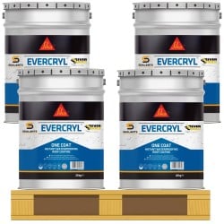 Sika Everbuild Evercryl Fibre Reinforced Roof Repair Compound Grey - Pallet Deal ( 4 x 20kg Drums) Sika Everbuild Evercryl Fibre Reinforced Roof Repair Compound Grey - Pallet Deal ( 4 x 20kg Drums)