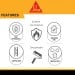 Sika SikaSeal Fire Guard 4hr Fire Mate Intumescent Acoustic Acrylic Sealant 295ml