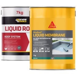Sika SikaRoof Liquid Roof Membrane Coating 7Kg Grey AQLIQRFGY7