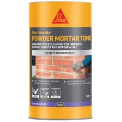 Sika Everbuild MaxMix 208 Powder Mortar Tone Colouring 1Kg Black Brown Buff Red
