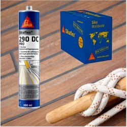 Sikaflex Sika 290DC PRO Marine Decking Caulk Sealant 300ml - Box of 12