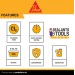 Sika 4a Water Stop Cement Admixture 5 Litre SK4A5