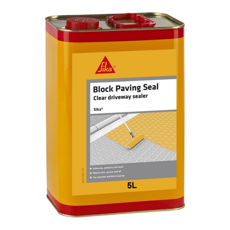 Sika Block Paving Seal Sealer 5 Litre SKBLOCKS5 114882 Sealants and