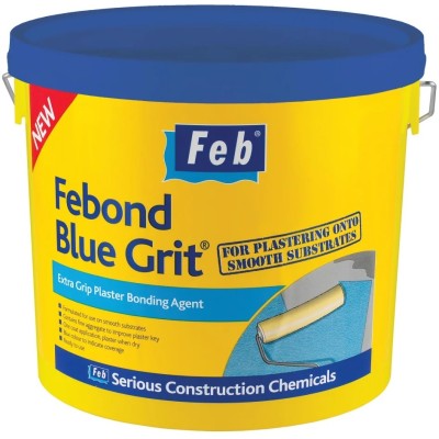 Sika Feb Febond Blue Grit Plaster Grip Prep Coat 5 Litre FBBLUE5
