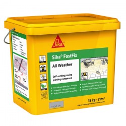 Sika Fastfix All Weather Paving Jointing Pointing Compound Grey Dark Buff Charcoal Flint Stone