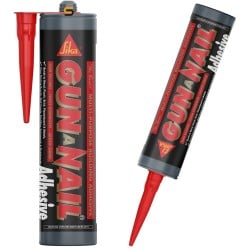 Sika Everbuild Gun A Nail Solvent Free Grab Adhesive White 485954 GANN3 Sika Everbuild Gun A Nail Solvent Free Grab Adhesive White 485954 GANN3