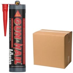 Sika Everbuild Gun A Nail x25 Solvent Free Grab Adhesive 485954 Box of 25 Sika Everbuild Gun A Nail x25 Solvent Free Grab Adhesive 485954 Box of 25