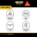 Sika Everbuild Gun A Nail x25 Solvent Free Grab Adhesive 485954 Box of 25