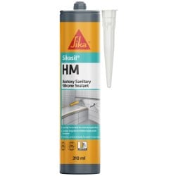 Sika Everbuild Sikasil HM Anthracite Sanitary Bathroom Silicone Sealant 310ml 835334