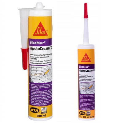 Sika SikaMur Injectocream 100 DPC Damp Proof Membrane Liquid 300ml