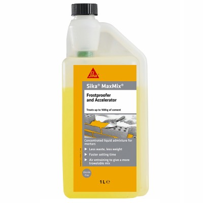 Sika MaxMix Concentrated Frostproofer Accelerator 170378 1L SKMAXMACC1