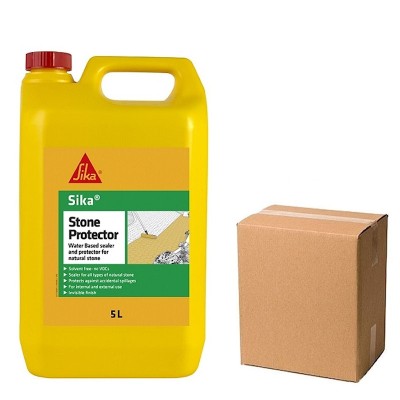 Sika Natural Stone Protector Sealer 5 Litre Box of 4