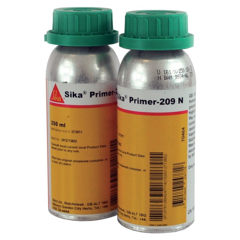 SIKA 209N Primer for Polycarbonate Plastic Windows Bonding Sealants