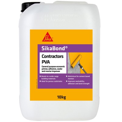 Sika Sikabond Contractors PVA 10kg 10L SKBDCONPVA10