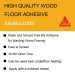 Sika Sikabond MS Wood Floor Flooring Adhesive 14kg SKBDMSFL14