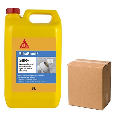 Sika SikaBond SBR Waterproof Bonding Agent 5 Litre Box of 4 SIKASBR5