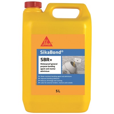 Sika SikaBond SBR + 5 Litre Waterproof PLUS Bonding Agent 443839 SIKASBR5
