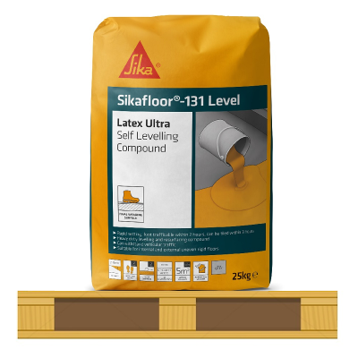 Sika Sikafloor 131 Level Latex Ultra Self Levelling Compound 40 Bag Pallet