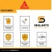 Sika Sikasil Pool Chlorine Resitant Silicone Sealant White Grey