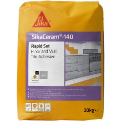 Sika Sikaceram 140 Rapid Set Floor Wall Tile Adhesive 20kg 674162