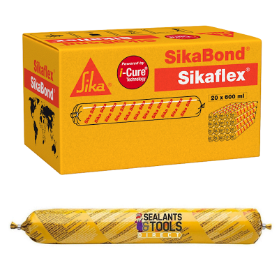 Sika Sikaflex Construction + Facade Concrete Masonry Joint Sealant Grey 747634 Box of 20