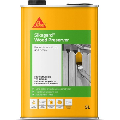 Sika Sikagard Penetrating Wood Preserver Clear SKGDWPCL5