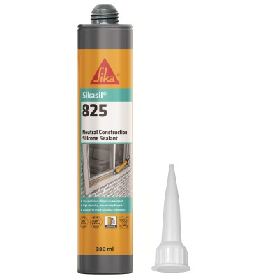 Sika Sikasil 825 Alcoxy Neutral Coloured Silicone Sealant 380ml